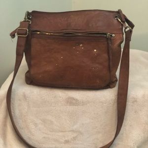 Vintage Fossil leather crossbody (large)